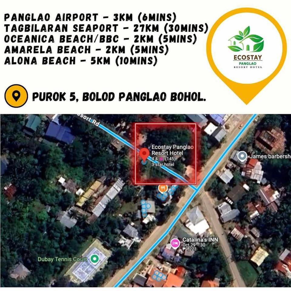 Ecostay Panglao Resort Hotel Exterior foto